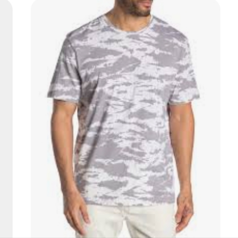Allsaints Oversized Fit Eiger Ss Crew Neck T Shirt